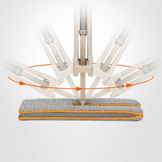 Self Wringing Double Sided Mop with 360? Rotating Head and Washable Pads Price in Pakistan | LAPTAB