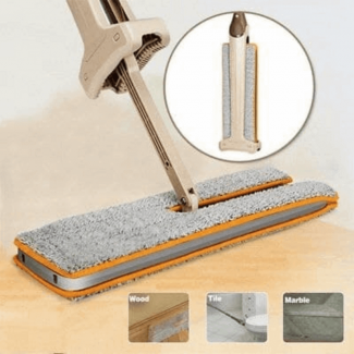 Self Wringing Double Sided Mop with 360? Rotating Head and Washable Pads Price in Pakistan | LAPTAB