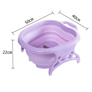 Folding Travel Foot Bath Basin with Massage and Acupuncture, Foldable Spa for Home and Travel Price in Pakistan | LAPTAB