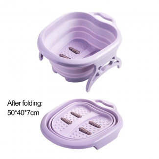 Folding Travel Foot Bath Basin with Massage and Acupuncture, Foldable Spa for Home and Travel Price in Pakistan | LAPTAB