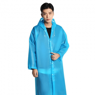Unisex Transparent EVA Raincoat Hoodie Waterproof Breathable Non-Toxic Outerwear Price in Pakistan | LAPTAB