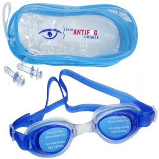 Swimming Glasses with Silicone Frame, Adjustable Strap, and Ear Tips for Underwater Protection Price in Pakistan | LAPTAB