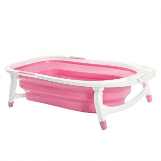 Foldable Baby Bathtub Temperature Sensing Infant Bath