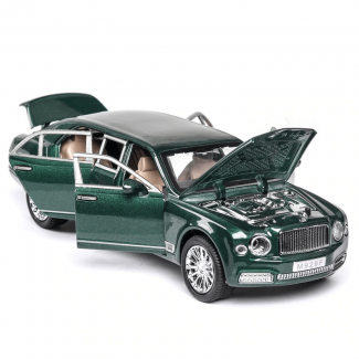 1/24 Diecast Luxury M929F-6 Car Model with Openable Doors, Rubber Tires, and Pull-Back Action Price in Pakistan | LAPTAB