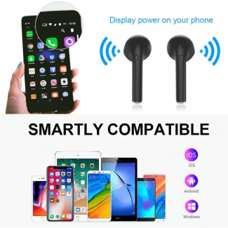 TWS Bluetooth Earphones with 3D Stereo Sound, IPX5 Waterproof, Charging Case Included Price in Pakistan | LAPTAB