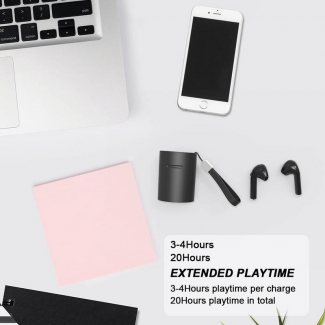 TWS Bluetooth Earphones with 3D Stereo Sound, IPX5 Waterproof, Charging Case Included Price in Pakistan | LAPTAB