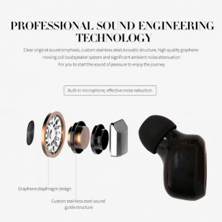 T18S Wireless Earbuds Bluetooth 5.0 TWS Earphones with 10m Range and Call Control Price in Pakistan | LAPTAB