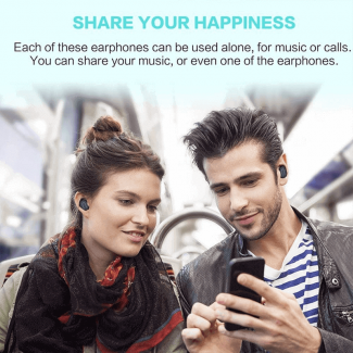 T18S Wireless Earbuds Bluetooth 5.0 TWS Earphones with 10m Range and Call Control Price in Pakistan | LAPTAB