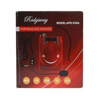 Ridgeway SPE-558A Bluetooth Speaker with FM Radio, Mic, USB/TF, Rechargeable Battery Price in Pakistan | LAPTAB