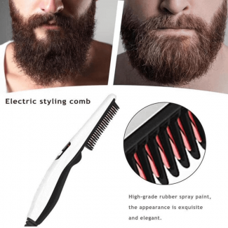 Multifunctional Hair and Beard Comb Straightener Curler with Fast Heating System Price in Pakistan | LAPTAB
