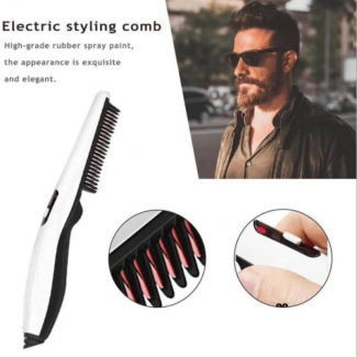 Multifunctional Hair and Beard Comb Straightener Curler with Fast Heating System Price in Pakistan | LAPTAB