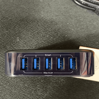 MEIYI MY-502 Black 5-Port USB 3.0 Power Adapter 220V Input 5V Output Price in Pakistan | LAPTAB