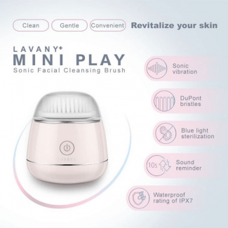 Lavany Facial Cleansing Brush with UV Sterilization, 2 Heads, Waterproof IPX7 Price in Pakistan | LAPTAB
