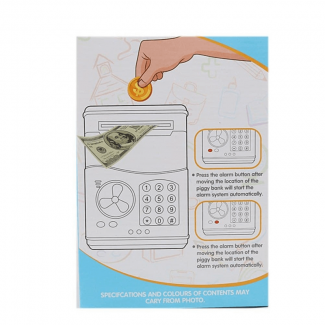Cartoon Money Bank Smart Telephone Booth Piggy Bank with Password Lock and Coin Slot Price in Pakistan | LAPTAB