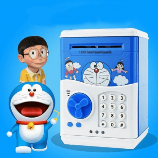 Cartoon Money Bank Smart Telephone Booth Piggy Bank with Password Lock and Coin Slot Price in Pakistan | LAPTAB