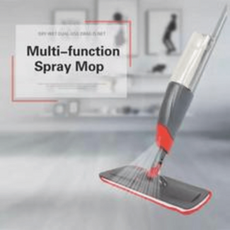 Self Spray Mop with Microfiber Pad, Stainless Steel Swivel Head, Removable Washable Pad Price in Pakistan | LAPTAB