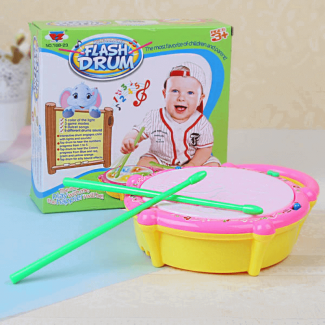 Flash Drum Toy for Kids with Lights, Sounds, 3 Game Modes, and Volume Control Price in Pakistan | LAPTAB