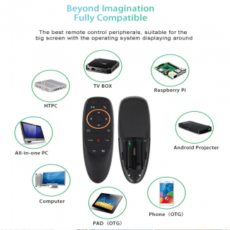 G10 Smart Voice Remote Control with Air Mouse, Gyroscope, Infrared, and Google Assistant Support Price in Pakistan | LAPTAB