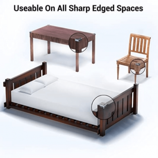 4 pcs Baby-Safe Table Corner Protectors with Reinforced Adhesive Edge Bumpers Price in Pakistan | LAPTAB