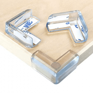 4 pcs Baby-Safe Table Corner Protectors with Reinforced Adhesive Edge Bumpers Price in Pakistan | LAPTAB