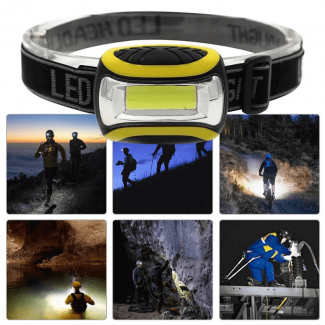 Mini Waterproof LED Headlight with 3 Modes, Adjustable Base, Long-Lasting Light Price in Pakistan | LAPTAB