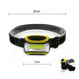 Mini Waterproof LED Headlight with 3 Modes, Adjustable Base, Long-Lasting Light Price in Pakistan | LAPTAB