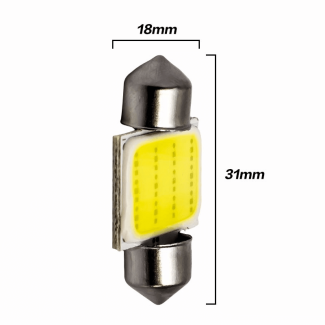 41mm Super COB LED Bulb 12 Chips High Brightness Vehicle Interior Light Price in Pakistan | LAPTAB
