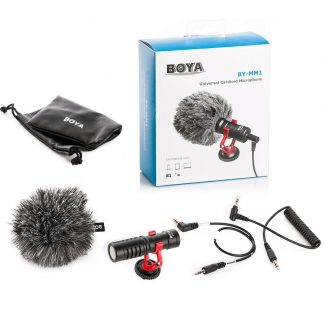Boya BY-MM1 Professional On-Camera Microphone with Anti-Shock Mount for Smartphones and Cameras Price in Pakistan | LAPTAB