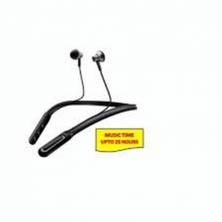 Wireless Earphone Leather Neck Band V34 with 25H Battery, Sweat Proof, Noise Isolation Price in Pakistan | LAPTAB