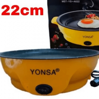 Yonsa Electric Non-Stick Frying Pan with Teflon Coating and Dry-Burning Controller Price in Pakistan | LAPTAB