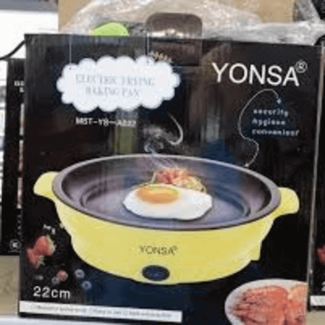 Yonsa Electric Non-Stick Frying Pan with Teflon Coating and Dry-Burning Controller Price in Pakistan | LAPTAB