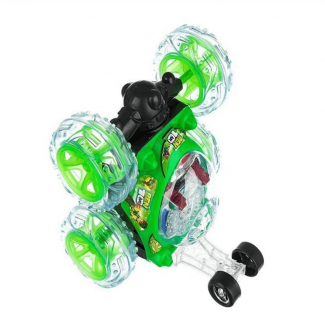 Ben 10 Rechargeable Remote Control Stunt Car with Multi-Color LED Lights and 360? Spins Price in Pakistan | LAPTAB