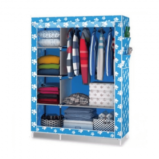 HXT 105nt Portable Foldable Wardrobe Organizer with Waterproof Oxford Cloth and Sturdy Galvanized Frame Price in Pakistan | LAPTAB