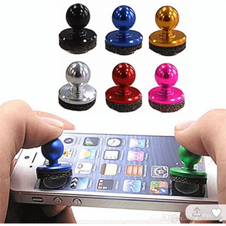 Phone Mini Gaming Joystick Aluminum Alloy with Suction Cup for iPad and Android Tablets