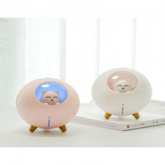 Kitty In Shuttle Night Mood Humidifier with Warm Light, 320mL Quiet Air Moisturizer Price in Pakistan | LAPTAB
