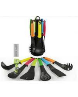 6 Pcs Non-Stick Kitchenware Cooking Tools Set, Silicone Nylon, Dishwasher Safe Price in Pakistan | LAPTAB