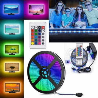 15ft Flexible Waterproof SMD Light Strip with Remote Control for Indoor/Outdoor Use Price in Pakistan | LAPTAB