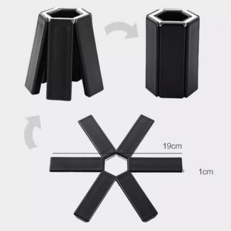 Heat Resistant Foldable Silicone Mat with Anti-Slip Honeycomb Texture, Up to 230?C Price in Pakistan | LAPTAB