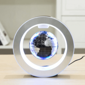 Magnetic Levitation Globe Lamp with Floating Rotating Globe and LED Touch Control Price in Pakistan | LAPTAB