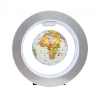 Magnetic Levitation Globe Lamp with Floating Rotating Globe and LED Touch Control Price in Pakistan | LAPTAB
