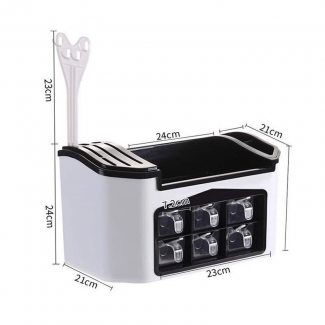 Multifunctional Spice Rack Seasoning Organizer with Drain Tray and Anti-Skid Base Price in Pakistan | LAPTAB