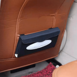 PU Leather Car Tissue Box with Clips for Sun Visor, Durable and Practical Design Price in Pakistan | LAPTAB