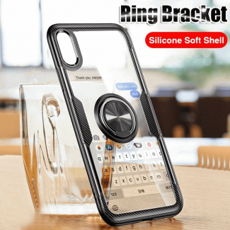Luxury Soft Ring Silicone iphone X Case