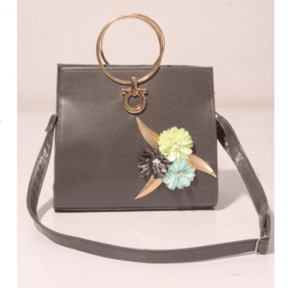 Matte Black PU Leather Satchel Bag with Spacious Compartments and Shoulder Strap Price in Pakistan | LAPTAB