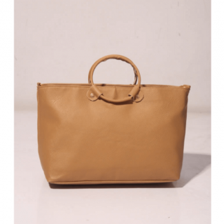 Trendy Brown PU Leather Baguette Bag with Shoulder Strap for Office and Travel Price in Pakistan | LAPTAB