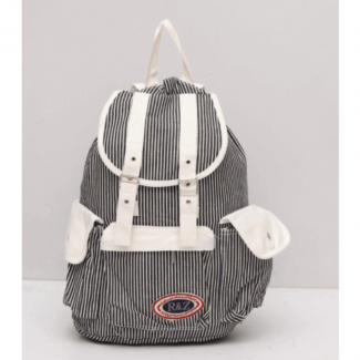 Grey Printed Cotton Canvas Backpack Durable Multifunctional Bag for Travel and School Price in Pakistan | LAPTAB