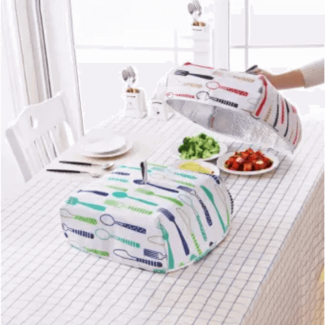 Foldable Insulated Aluminum Foil Food Cover with Thickened Insulation and Anti-Fly Design Price in Pakistan | LAPTAB