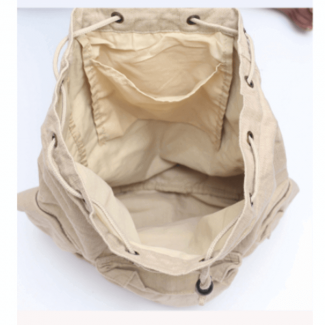 Skin Color Canvas Backpack for Girls with Multiple Pockets and Durable Straps Price in Pakistan | LAPTAB