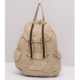 Skin Color Canvas Backpacks for Girls