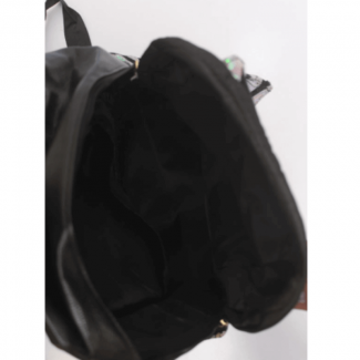 Trendy Silver Glittered Faux Leather Backpack with Front Pockets and Durable Straps Price in Pakistan | LAPTAB